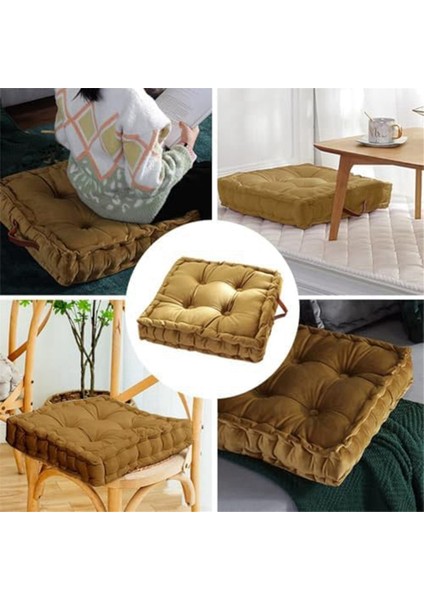 Kare Oturma Minderi Kalın Hollanda Polar Yer Yastığı Taşıma Saplı Minder Meditasyon Minderi Oturma Minderi (Yurt Dışından) indirimleri