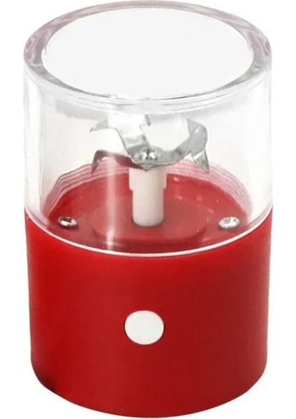 Elektrikli Ot Öğütücü Tütün Öğütücü USB Şarjlı Çimen Ev Sigara Aksesuarları Ev Mutfak Aletleri, Kırmızı (Yurt Dışından)