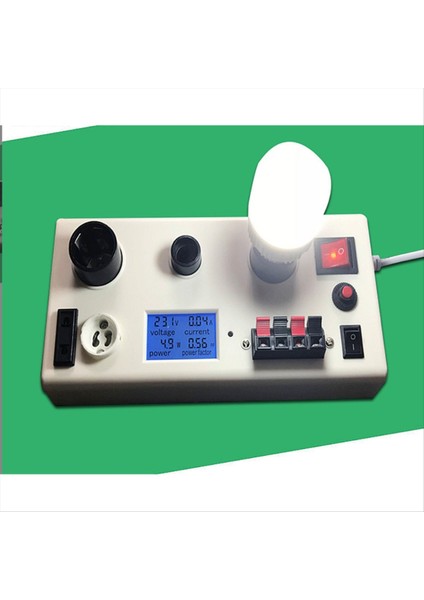 Lamba Test Cihazı Kutusu LED Ampul Güç Test Cihazı Çok Fonksiyonlu Akım Gerilim Güç Pf E27 E14 GU10 Ampul Soket Test Cihazı Ab Tak (Yurt Dışından) modelleri