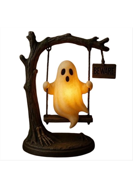 Hayalet Salıncak Lambası, Ağaç Salınımında Sallanan Hayalet, Cadılar Bayramı Hayalet Gece Işığı, Komik Hayalet Ağaç Salıncak Dekoru (Yurt Dışından) indirimleri