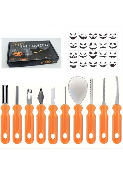 Cadılar Bayramı Balkabağı Oyma Seti Araçları Kabak Oyma Bıçağı Yetişkinler Kabak Kesme Malzemeleri Gravür Mutfak (Yurt Dışından)