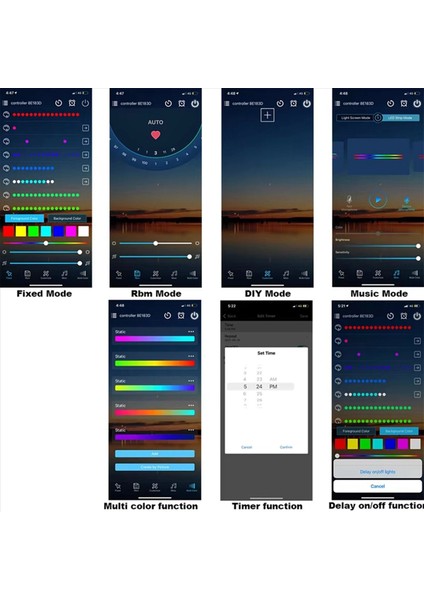 5x WS2812B LED Denetleyici Bluetooth App Kontrolü Müzik Denetleyicisi Için SK6812 WS2811 WS2812 LED Piksel Işık Şeridi USB 5 V (Yurt Dışından) indirimleri