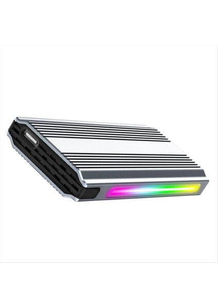 USB Tip C Rgb M 2 Muhafaza Alüminyum M2 SSD Kasa USB Tip-C 3 1 10GBPS Katı Hal Çift Protokol Sabit Disk Kutusu (Yurt Dışından) fiyatları