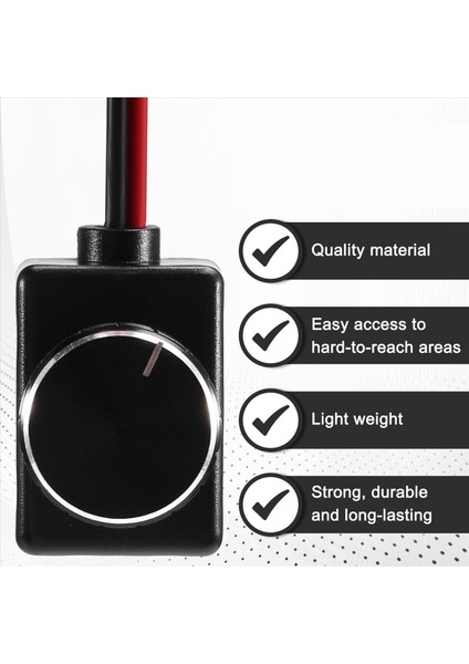 2x Evrensel 12/24 V Düşük Volt Pmm LED Dimmer Anahtarı LED Rv Işıkları Için Metal Düğmeli Iç Tavan Işıkları (Yurt Dışından) fırsatları