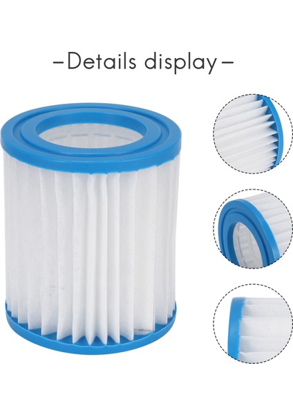 6 Adet Yüzme Havuzu Filtresi 300 Galon Filtre Kartuşu, Yüzme Havuzu Pompası Filtre Kartuşu HS-630, Havuz Filtre Pompası Için (Yurt Dışından) indirimleri