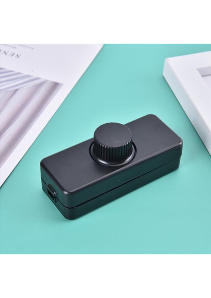 2pcs Ayarlanabilir LED Dimmer 220V Işık Anahtarı Aydınlatma Düğmesi Dimmer Denetleyici Siyah (Yurt Dışından) modelleri