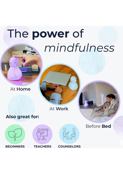 2x Nefes Buda Rehberli Meditasyon Görsel Aracı Nefesinizi Yavaşlatın Stres Anksiyete Giderici Için Zihninizi Sakinleştirin (Yurt Dışından) indirimleri