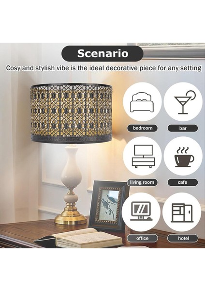 Metal Abajur Işık Geçirgenliği E14 E27 Ampuller Için Modern Dekoratif Içi Boş Demir Abajur (Yurt Dışından) fırsatları