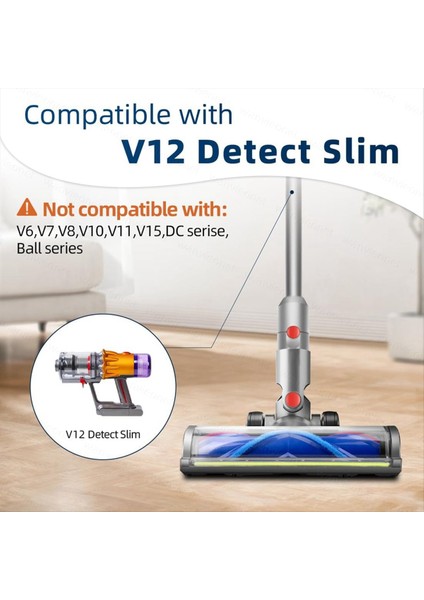 Dyson Kafa Yedek Parçaları Için V12/10 Halılar Için Yeşil LED Işık ile Ince Dijital Ince Temizleme Kafasını Algılayın (Yurt Dışından) fırsatları