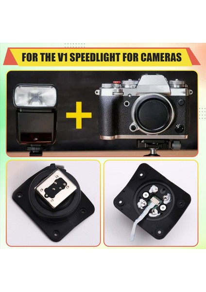 Fujıfılm Kameralar Için V1 Flaş Için Hot Shoe Fuji Flaş Aksesuarları Için Hot Shoe Mount (Yurt Dışından) indirimleri