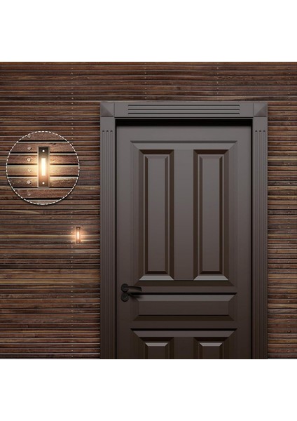 2 Adet Aydınlatılmış Kapı Zili Düğmesi, Kapı Zili Düğmesi, Duvara Monte Garaj Kapı Anahtarı LED Işıkları ile (Yurt Dışından) indirimleri