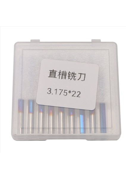 Ahşap, Mdf, Plastik, Cnc Gravür Ucu Için 10 Adet Düz Uçlu Freze (Yurt Dışından)