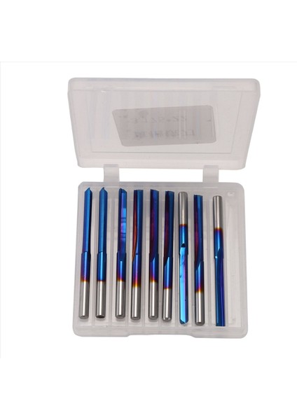 Ahşap, Mdf, Plastik, Cnc Gravür Ucu Için 10 Adet Düz Uçlu Freze (Yurt Dışından) modelleri