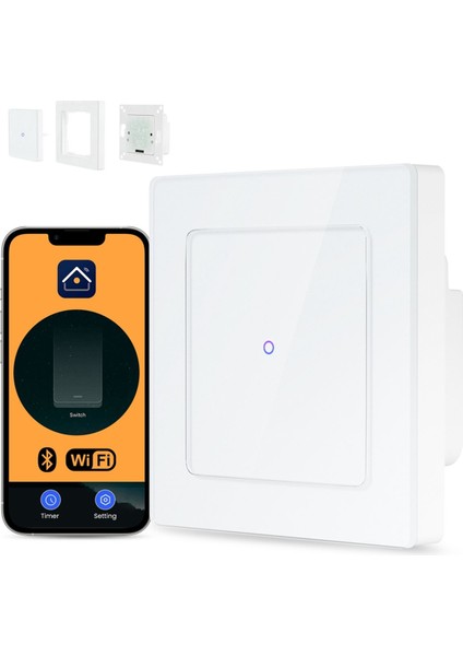 Tuya Wifi Akıllı Işık Anahtarı Uygulaması Uzaktan Kumanda ile Alexa Google Home Route 1 Gang Için (Yurt Dışından) fiyatları