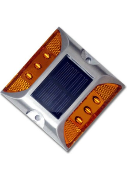 6x LED Güneş Enerjisi Zemin Işaret Işıkları Su Geçirmez Açık Araba Yolu Yol Otoyol Spike Lambası (Yurt Dışından) fiyatları