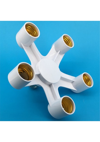 E27 Baz Soket Ayırıcı LED Ampul Lamba Tutucu 5in1 LED Lamba Soket Ampul Adaptör Tutucu (Yurt Dışından) fırsatları