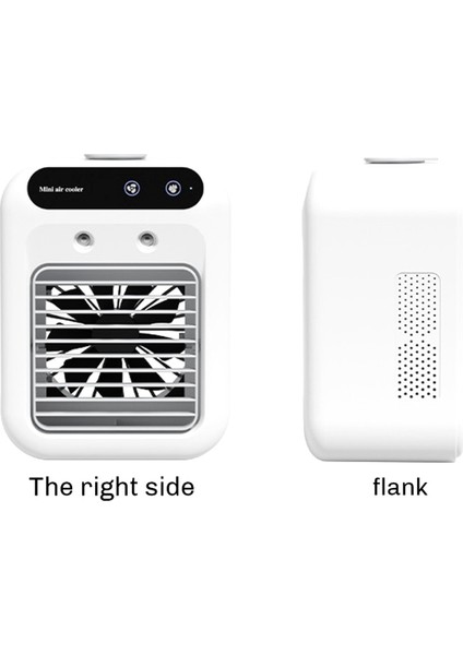 Taşınabilir Klima, Kişisel Mini Hava Soğutucu, Büyük Su Tanklı Buharlaştırıcı Hava Soğutucu Masaüstü Soğutma Fanı (Yurt Dışından) fiyatları