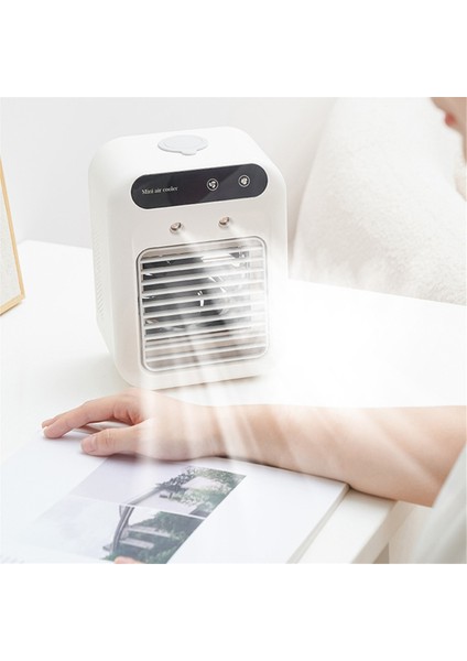Taşınabilir Klima, Kişisel Mini Hava Soğutucu, Büyük Su Tanklı Buharlaştırıcı Hava Soğutucu Masaüstü Soğutma Fanı (Yurt Dışından) fırsatları