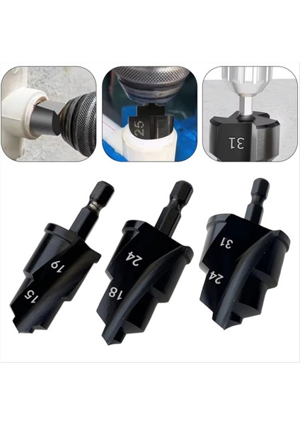 3 Parçalı Ppr Su Borusu Genleşme Havşa Açma Ucu Sıhhi Tesisat Delme Aleti (Yurt Dışından) fiyatları