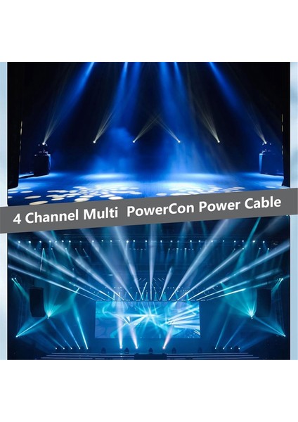 Sahne Işıkları Için 16A 8 Kanallı Çok Powercon Güç Kablosu Çıkışı LED Ekranlar Hareketli Kafalar Pro Ses ve Daha Fazlası (Yurt Dışından) fırsatları