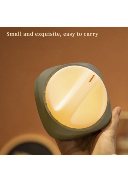 Taşınabilir Duvar Montaj Topuzu Gece Lambası Yumuşak Işık LED Uyku Lambası Komik Abs Ev Dekorasyon Lambası Beyaz (Yurt Dışından) fırsatları