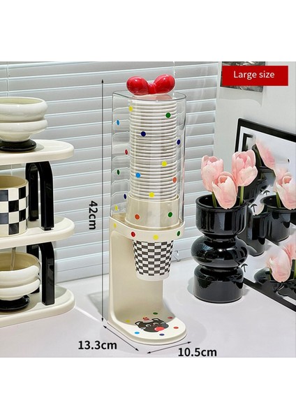 Su Bardağı Dispenseri Su Sebili Tek Kullanımlık Bardak Tutucu Rafı Düz Tabanlı Bardaklar Çekme Tipi Kağıt Su Bardağı Dispenseri (Yurt Dışından) fiyatları