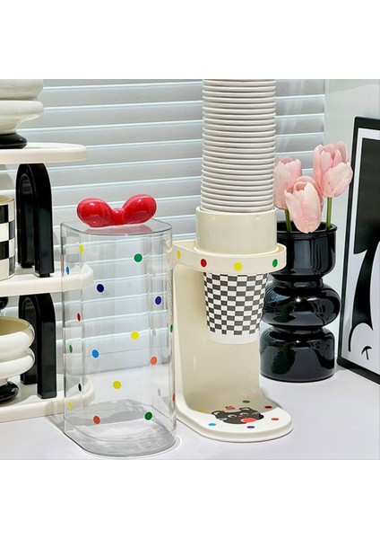 Su Bardağı Dispenseri Su Sebili Tek Kullanımlık Bardak Tutucu Rafı Düz Tabanlı Bardaklar Çekme Tipi Kağıt Su Bardağı Dispenseri (Yurt Dışından) indirimleri