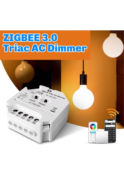 Zigbee3 0 Ev Akıllı LED Ampul Dimmer Hub Triyak Ac Dimmer Işık Anahtarı Dokunmatik Kontrol Parlaklık App/ses/uzaktan Kumanda (Yurt Dışından) modelleri
