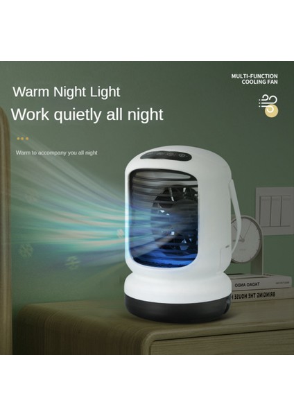 Klima Fanı USB Su Su Buharlı Vantilatör Kişisel Hava Soğutma Fanı Masaüstü Nemlendirme Taşınabilir Fan LED Işıkları ile (Yurt Dışından) fiyatları