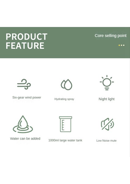 Klima Fanı USB Su Su Buharlı Vantilatör Kişisel Hava Soğutma Fanı Masaüstü Nemlendirme Taşınabilir Fan LED Işıkları ile (Yurt Dışından) modelleri