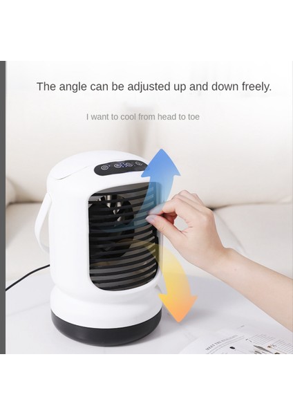 Klima Fanı USB Su Su Buharlı Vantilatör Kişisel Hava Soğutma Fanı Masaüstü Nemlendirme Taşınabilir Fan LED Işıkları ile (Yurt Dışından) fırsatları