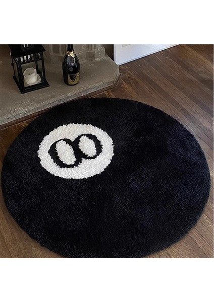 Modern Basit Ins Stili Floklu Halı Zemin Matı Oturma Odası Yatak Odası Başucu Battaniyesi Peluş Çay Masası Matı (Yurt Dışından) fırsatları