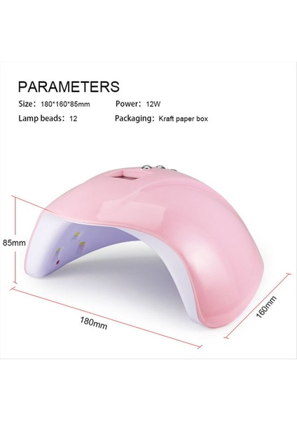 USB Uv LED Lamba Ultraviyole Kurtlama Lambaları Ev Salonu Için Güçlü Kurutma Tüm Jel Profesyonel Ekipman Pembe (Yurt Dışından) fiyatları