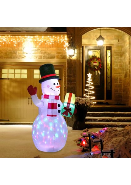 1 5 M Noel Şişme Kardan Adam Hava Üflemeli Dekor LED Işık ile Noel Avlu Bahçe Kapı Süsleri Abd Plug (Yurt Dışından) fiyatları