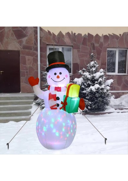 1 5 M Noel Şişme Kardan Adam Hava Üflemeli Dekor LED Işık ile Noel Avlu Bahçe Kapı Süsleri Abd Plug (Yurt Dışından) modelleri