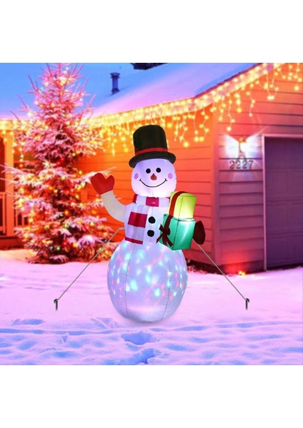 1 5 M Noel Şişme Kardan Adam Hava Üflemeli Dekor LED Işık ile Noel Avlu Bahçe Kapı Süsleri Abd Plug (Yurt Dışından) indirimleri