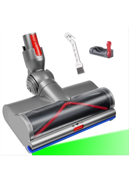 Dyson V8 V10 V11 V15 Kablosuz Elektrikli Süpürgeler Için Yedek Vakum Başlığı - LED Yeşil Işıklı Doğrudan Tahrikli Fırça Rulosu (Yurt Dışından)