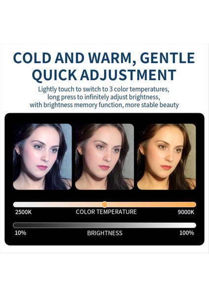 Magsafe Cep Telefonu Için Manyetik Dolgu Işığı Selfie Güzellik Işığı Cep Telefonu Dolgu Işığı Taşınabilir Mini Beyaz (Yurt Dışından) fırsatları