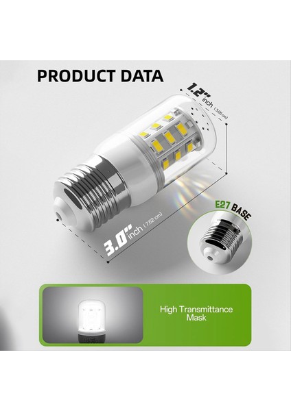 Keı D34L Buzdolabı Ampulü 5304511738 Frigidaire Kenmore Için LED Ampuller (3 5W 85V-265V E27 Beyaz Işık) 2 Adet (Yurt Dışından) fiyatları
