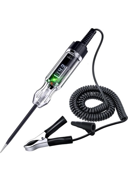 2x Otomotiv Test Işığı 5-90 V Dijital LED Elektrik Test Cihazı Devre Test Cihazı Kontrol Için 140 Inç Pu Yay Tel ile (Yurt Dışından) fiyatları