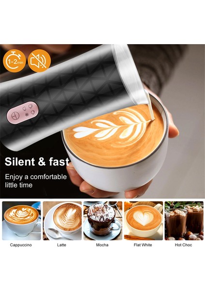 Elektrikli Süt Köpürtücü ve Buhar Makinesi, Sıcak ve Soğuk Köpük Için 4'ü 1 Arada Çok Işlevli, Otomatik Kapanma ve Kolay Temizleme Ab Fişi (Yurt Dışından) indirimleri