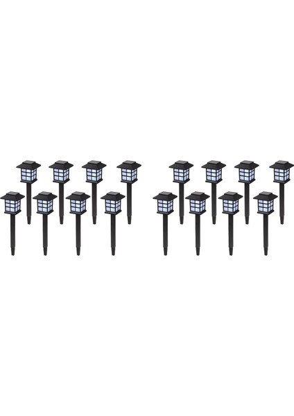 Yard Bahçe Çim Geçit Driveway C Için Güneş Işıkları Için 16PCS Güneş Bahçe Işıkları Güneş Peyzaj Işıkları (Yurt Dışından)