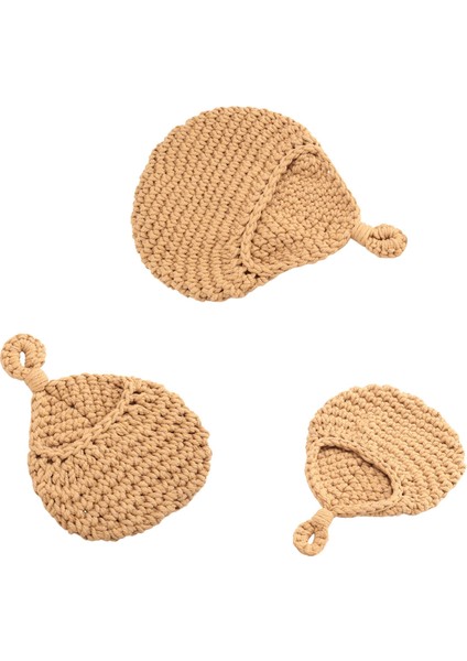 3 Parça Boho Askılı Sepet, Taze Ürün Saklamak Için Duvara Asılı Meyve Sepeti, Patates, Soğan ve Sarımsak Için Sebze Saklama Kabı (Yurt Dışından) fiyatları