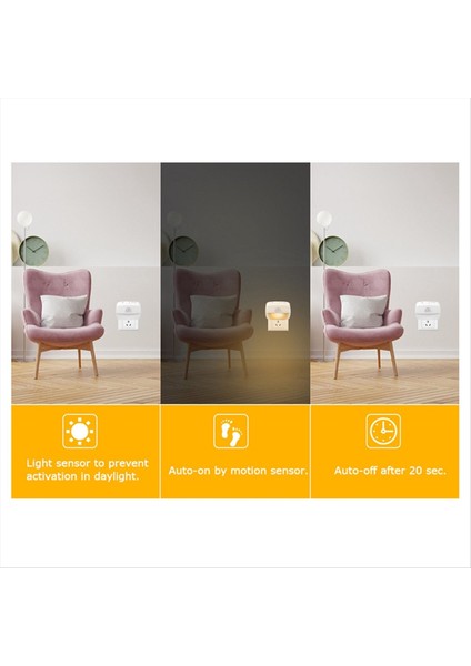 LED Gece Lambası Akıllı Hareket Sensörlü Işık Duvar Lambası Ev Koridor Wc Koridor Merdiven Yatak Odası Gece Lambası Ab Tak (Yurt Dışından) indirimleri