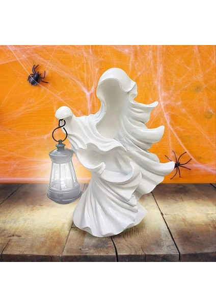 Hayalet Cadılar Bayramı Cadı Süsü Enerji Tasarrufu Reçine Heykeli Bahçe Avlu Dekoru Için Fener ile (Yurt Dışından) modelleri