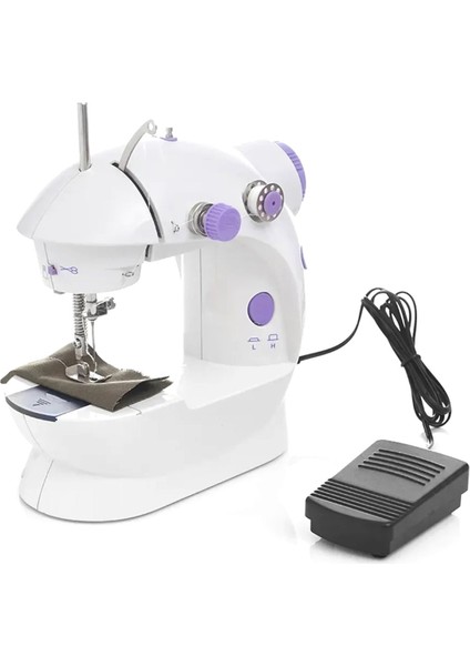 Ev Mini Dikiş Makineleri Hafif Kesici Ayak Pedalı Taşınabilir 202 Uk Tak ile El Dikiş Makinesi (Yurt Dışından) fırsatları