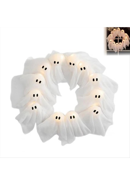 Cadılar Bayramı Dekorasyon Aydınlatma Hayalet Cadılar Bayramı Kapalı Dış Duvar Dekor Ürkütücü Ön Kapı Asma Dekorasyon (Yurt Dışından) fırsatları