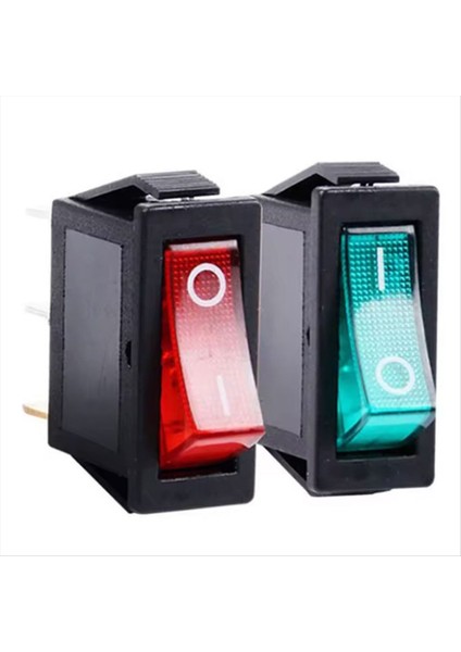 10 Adet KCD3-101N Rocker Switch 3 Terminaller Elektrikli Pirinç Ocakları ve Küçük Aletler Için Rocker Switch Yeşil (Yurt Dışından) modelleri