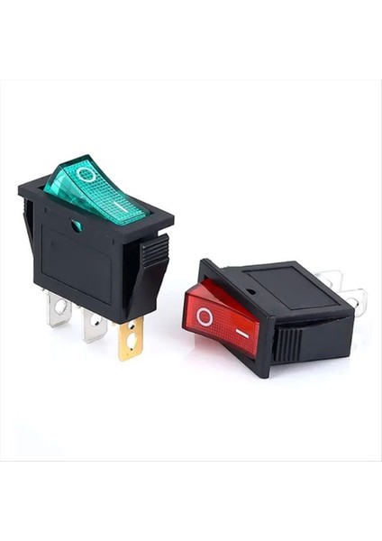 10 Adet KCD3-101N Rocker Switch 3 Terminaller Elektrikli Pirinç Ocakları ve Küçük Aletler Için Rocker Switch Yeşil (Yurt Dışından) indirimleri