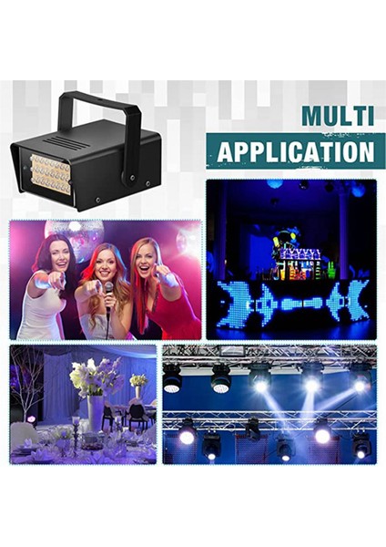 8 Parça Strobe Parti Işıkları Parlak LED Strobe Işıklar Mini Parti Işıkları Ayarlanabilir Flaş Hız Kontrolü Parti Sahne (Yurt Dışından) indirimleri